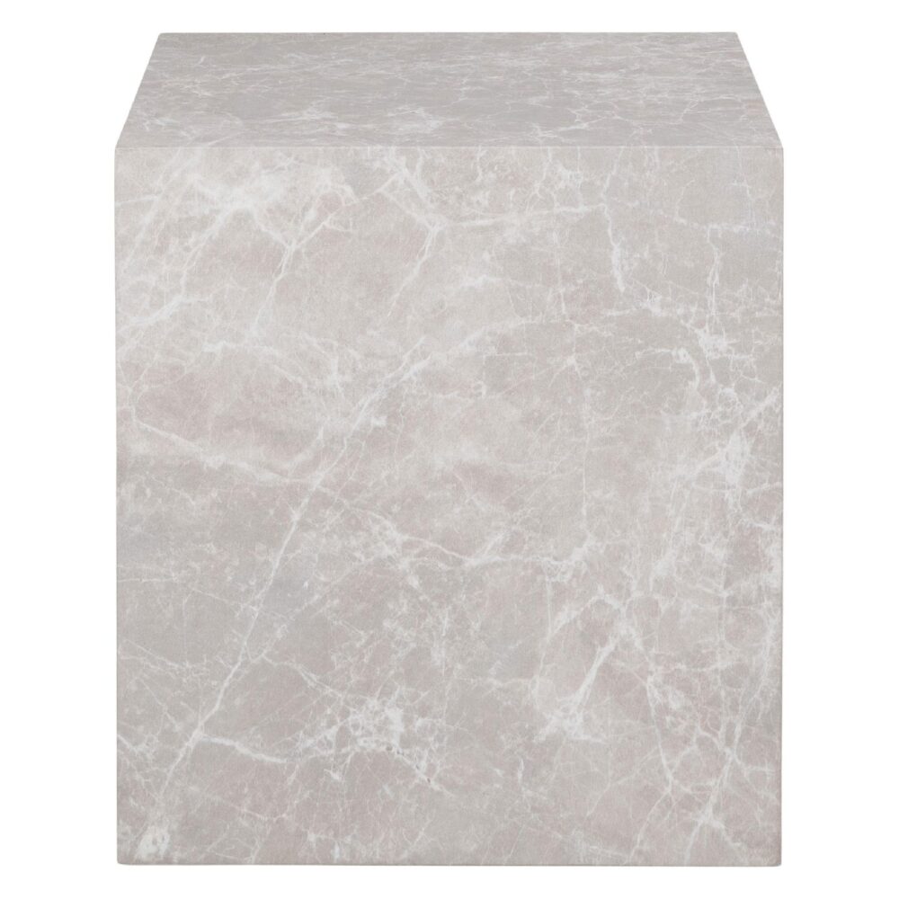 bijzettafel marmerlook 40x40x45 afbeelding 2