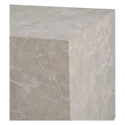 ronde salontafel set marmerlook afbeelding 4