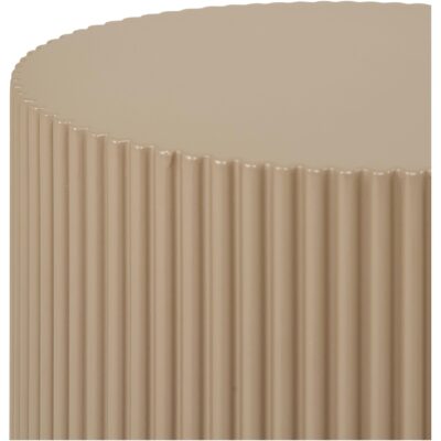 beige ronde bijzettafel Ø30x50 afbeelding 2