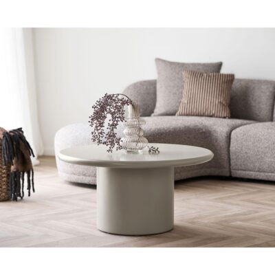 Inka ronde salontafel Ø80 offwhite sand afbeelding 4