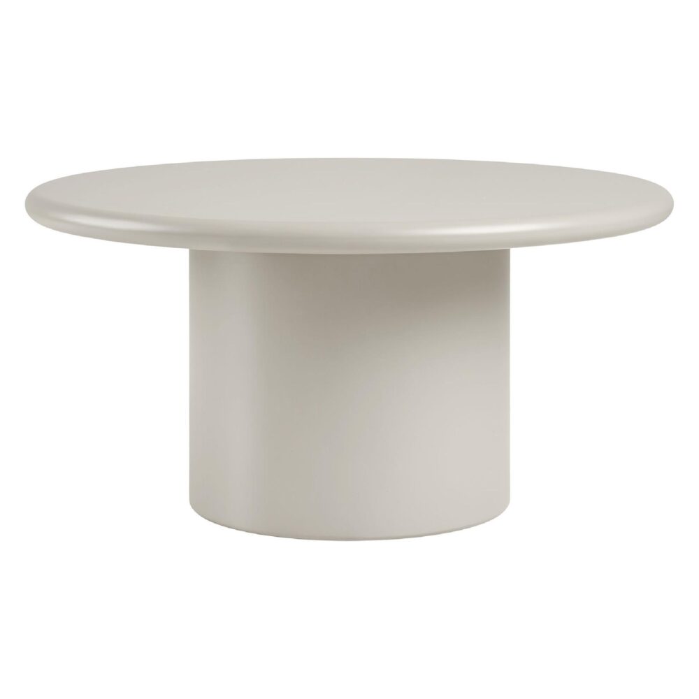 Inka ronde salontafel Ø80 offwhite sand afbeelding 2