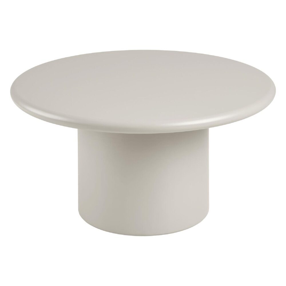 Inka ronde salontafel Ø80 offwhite sand afbeelding 1