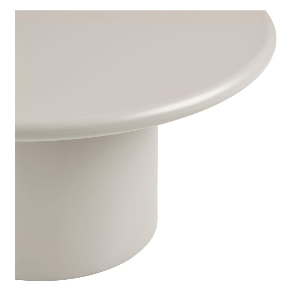 Inka ronde salontafel Ø80 offwhite sand afbeelding 3