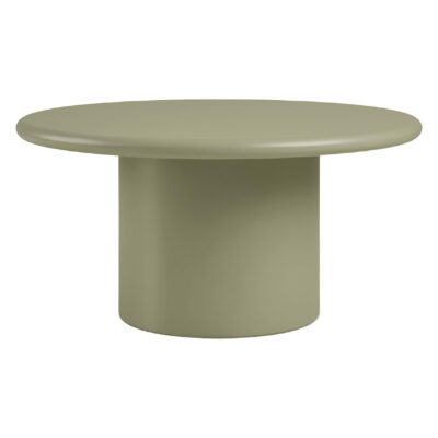 ronde groene salontafel Inka 80 cm afbeelding 2