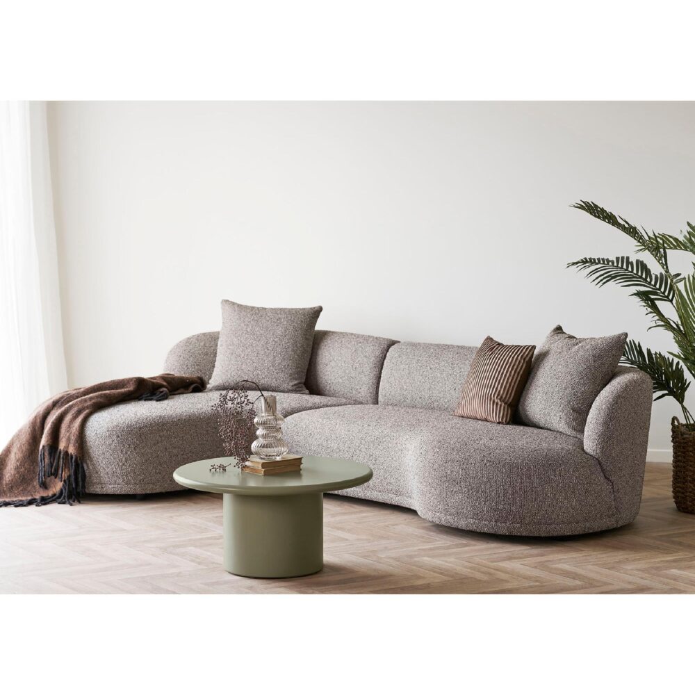 ronde groene salontafel Inka 80 cm afbeelding 5