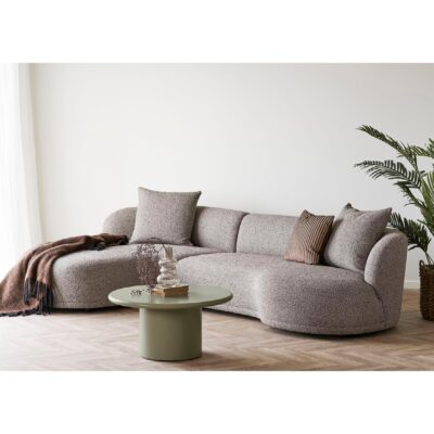 ronde groene salontafel Inka 80 cm afbeelding 5