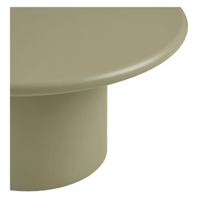 ronde groene salontafel Inka 80 cm afbeelding 3