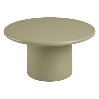 ronde groene salontafel Inka 80 cm afbeelding 1