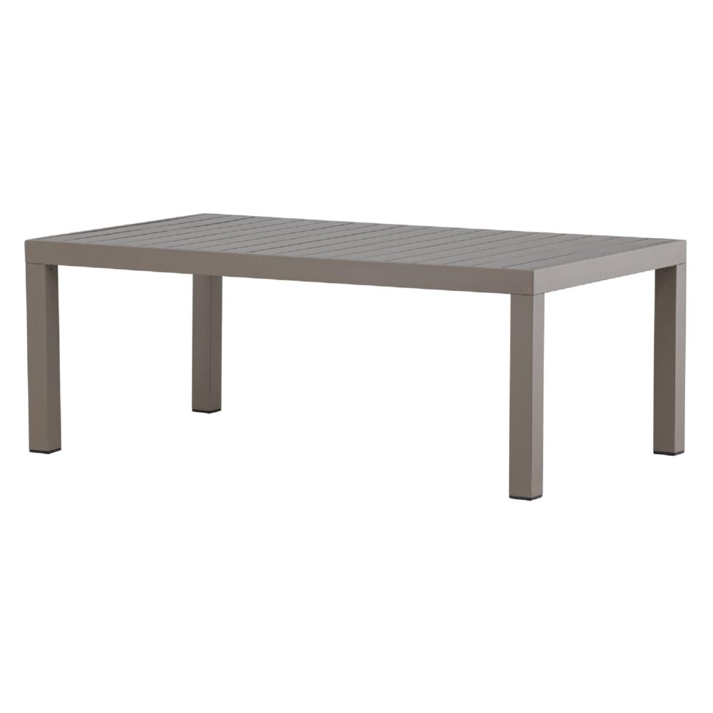 bruine aluminium tuin salontafel 70x120 afbeelding 1