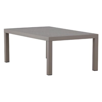 bruine aluminium tuin salontafel 70x120 afbeelding 3