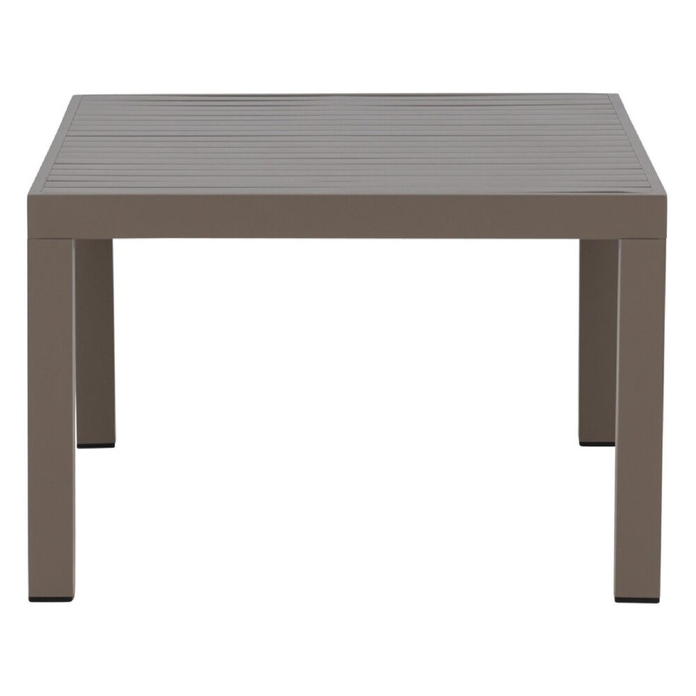 bruine aluminium tuin salontafel 70x120 afbeelding 4