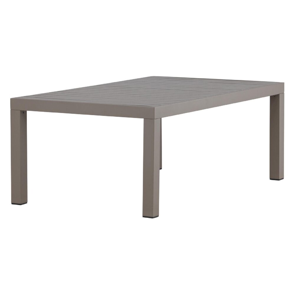 bruine aluminium tuin salontafel 70x120 afbeelding 5