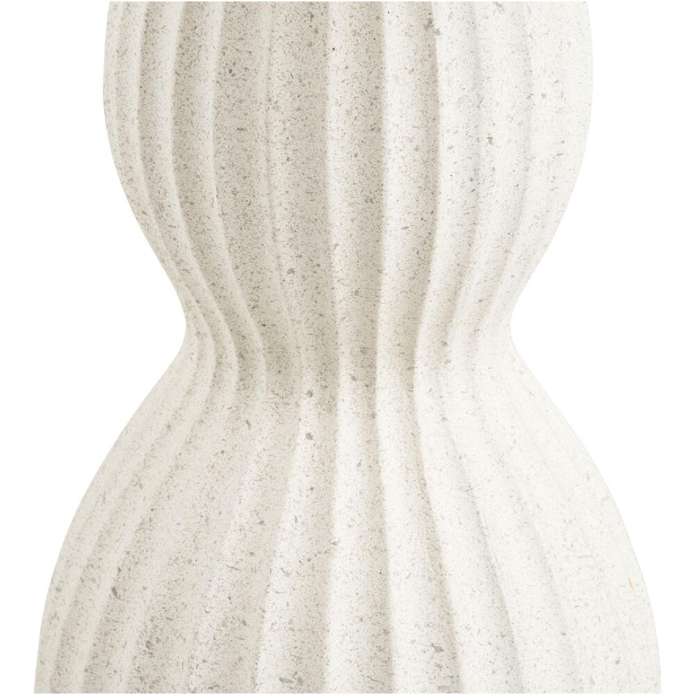 witte ronde bijzettafel fiberclay ø40x55 afbeelding 3