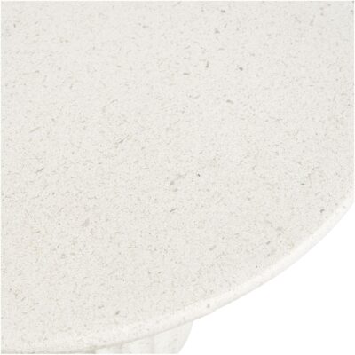 witte ronde bijzettafel fiberclay ø40x55 afbeelding 4
