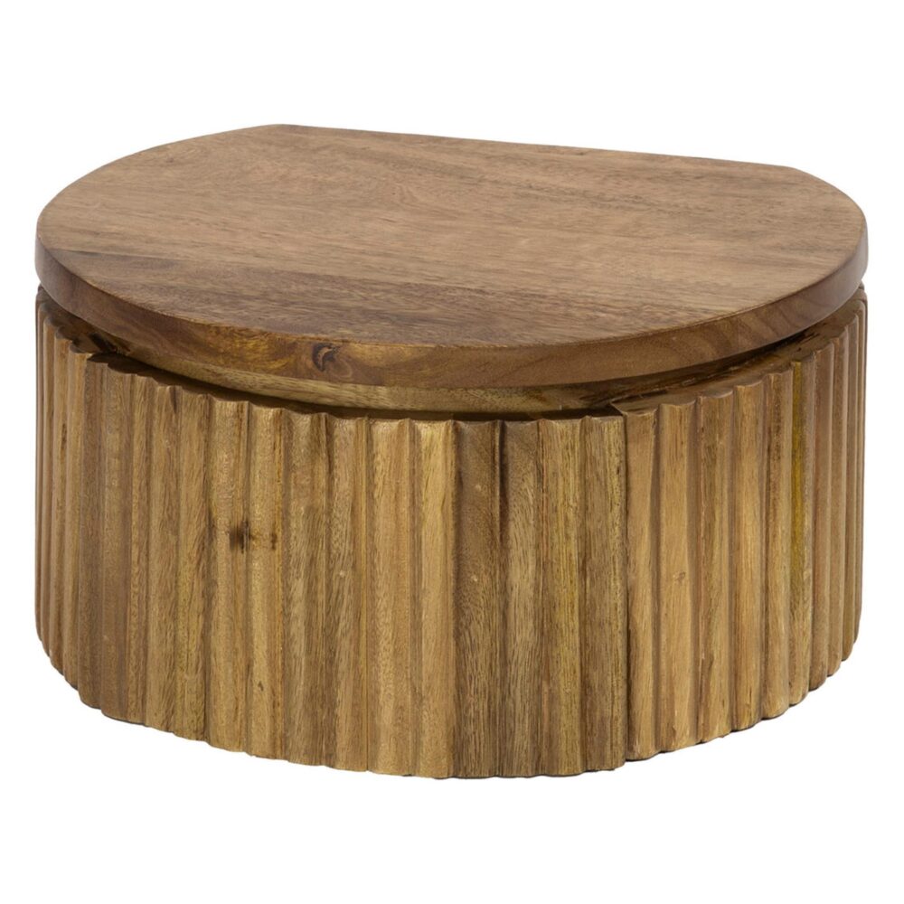 zwevend rond nachtkastje Sari mangohout afbeelding 1