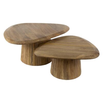 mangohouten salontafel set Sari afbeelding 1