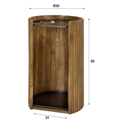 mangohouten paraplubak Sari afbeelding 2