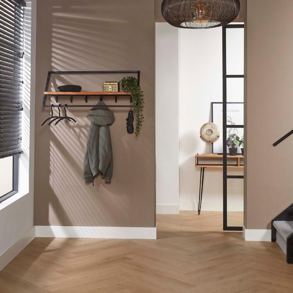 wandkapstok met hoedenplank en roede afbeelding 4