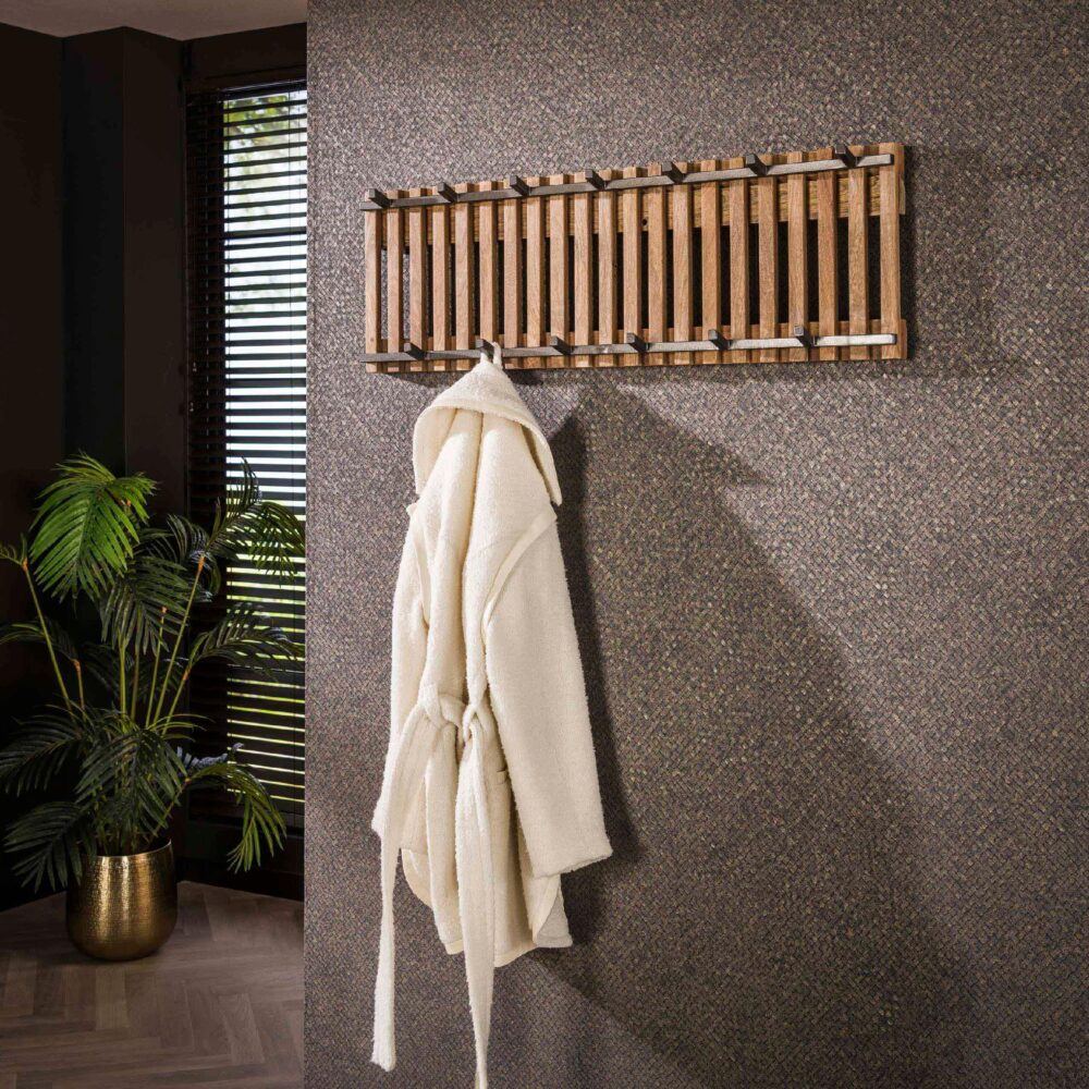 wandkapstok mangohout Milan afbeelding 4