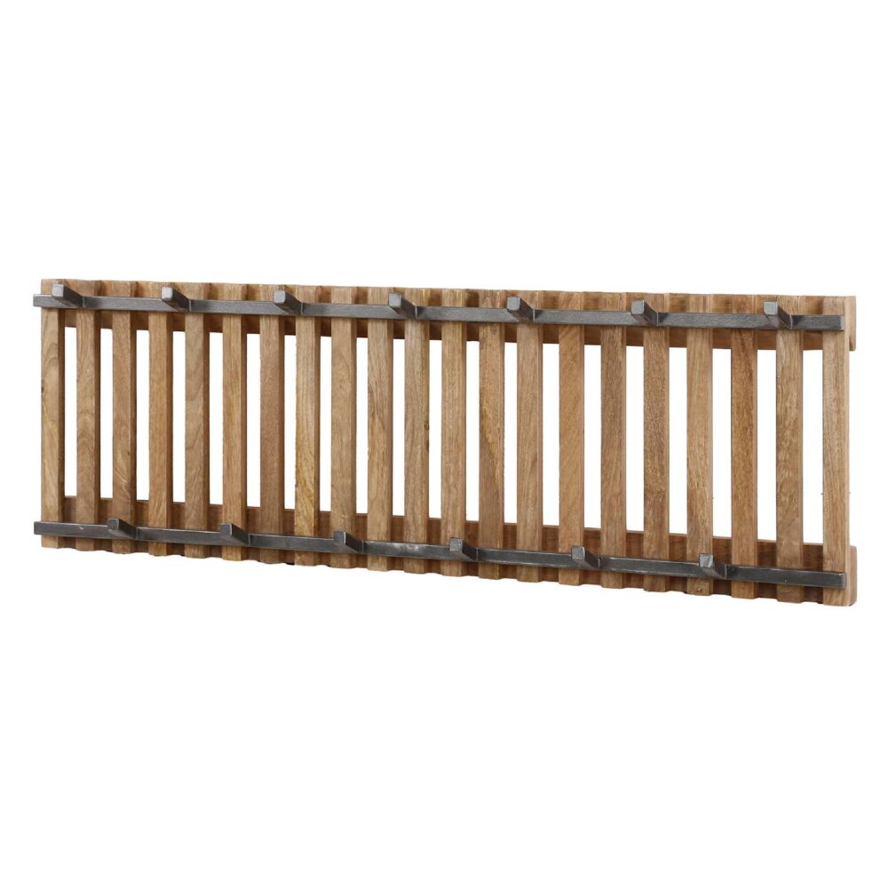 wandkapstok mangohout Milan afbeelding 1