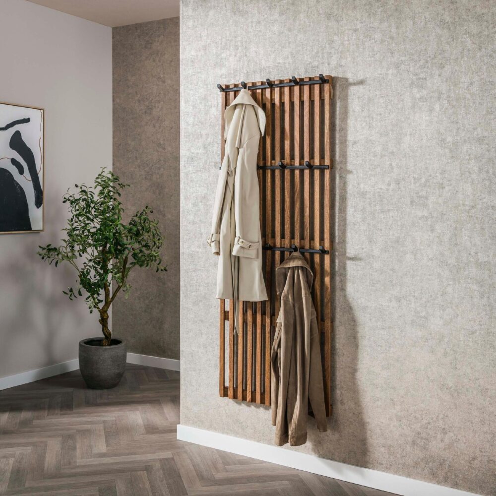 mangohouten wandkapstok Milan afbeelding 4
