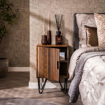 mangohouten nachtkastjes Milan afbeelding 6