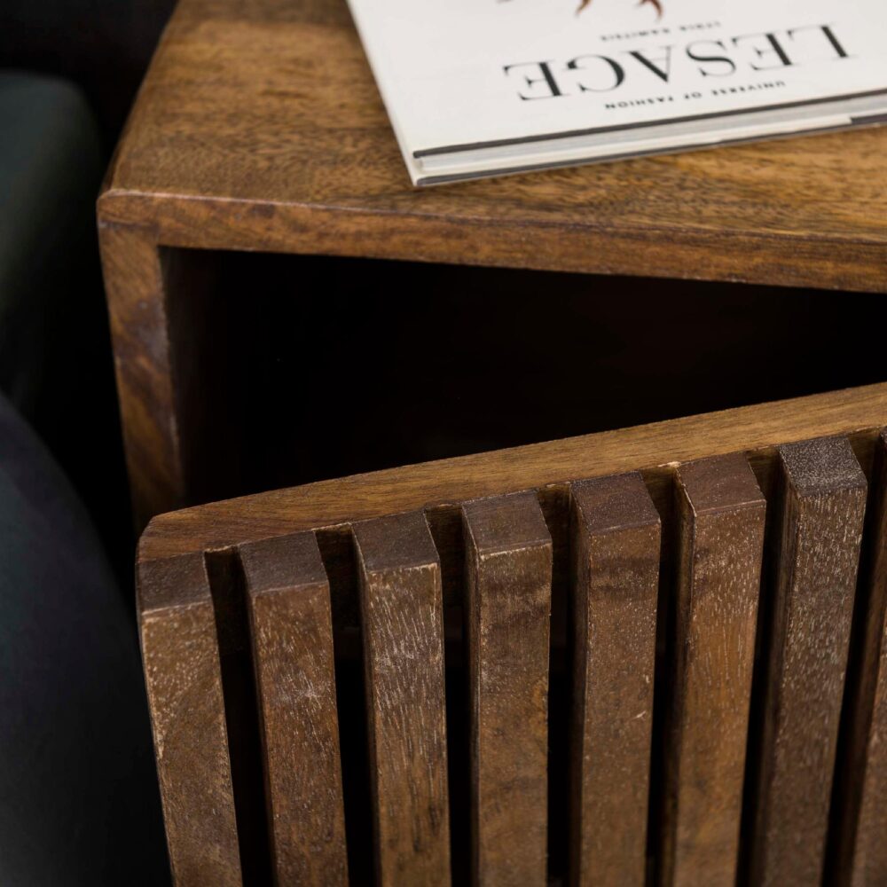 mangohouten nachtkastjes Milan afbeelding 4