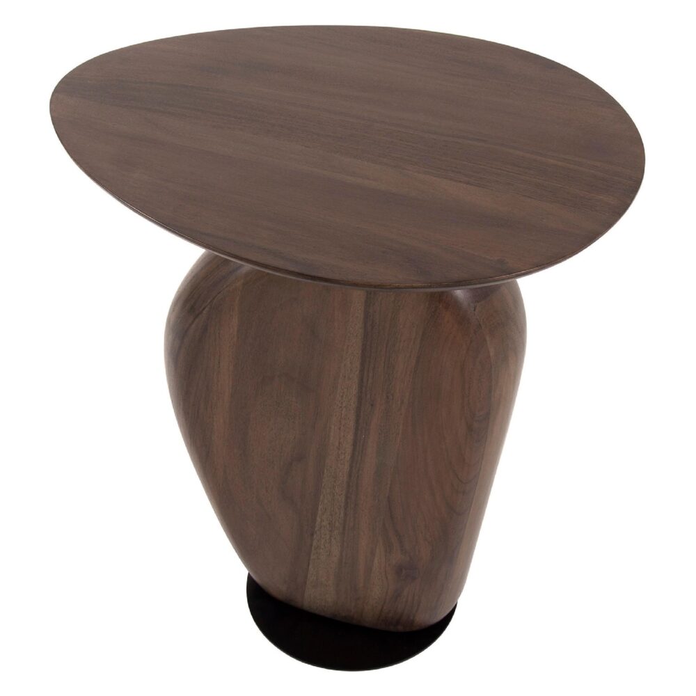 bijzettafel massief acaciahout bruin afbeelding 2