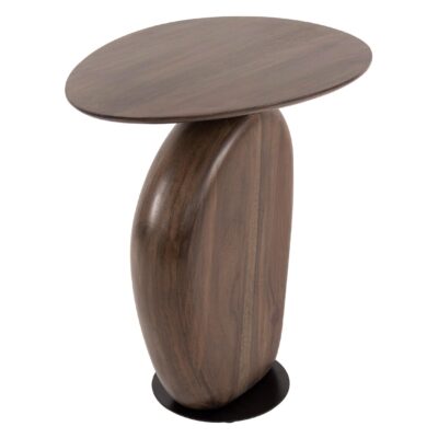 bijzettafel massief acaciahout bruin afbeelding 3