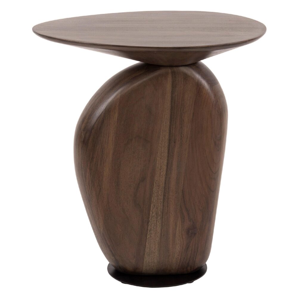 bijzettafel massief acaciahout bruin afbeelding 1