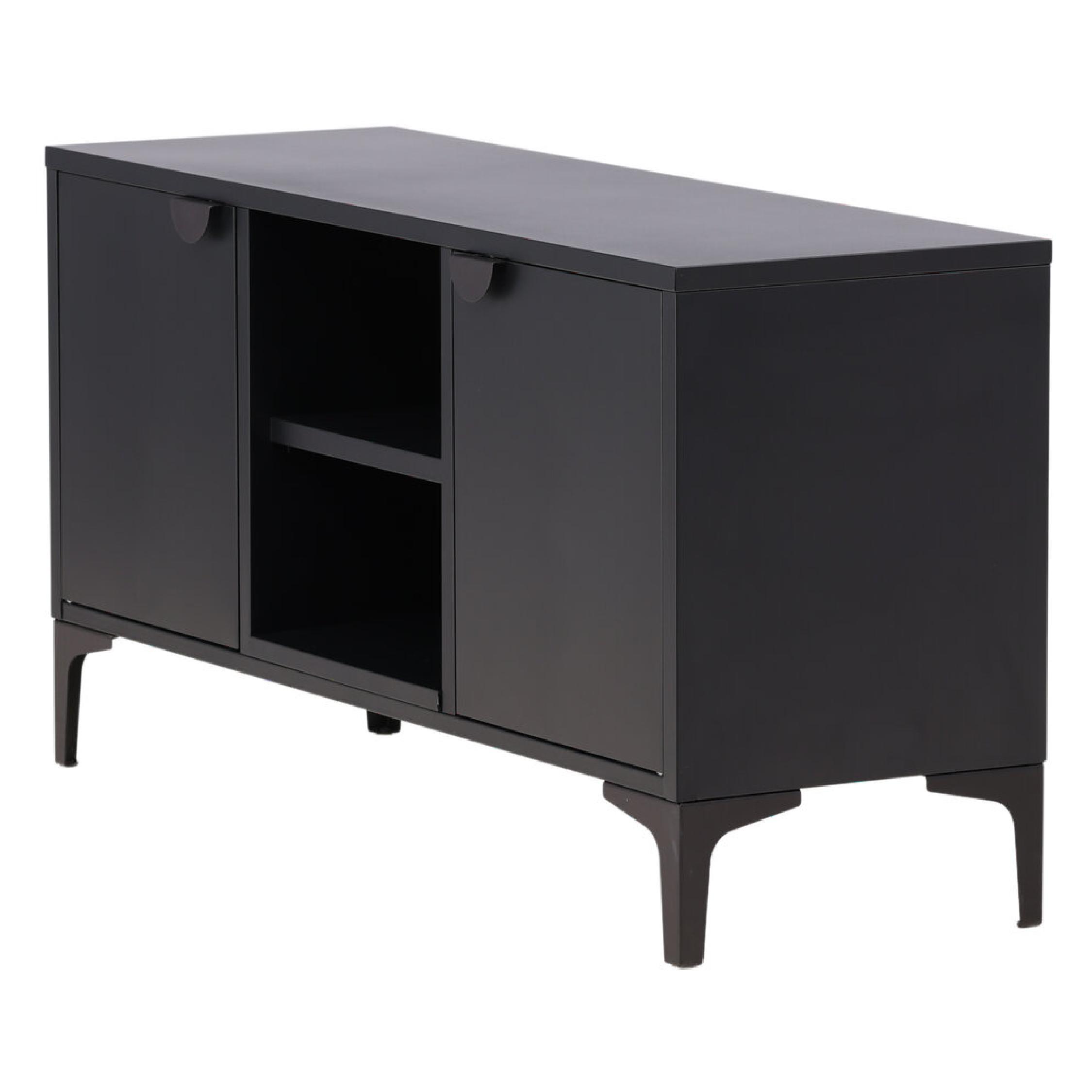 zwart stalen tv meubel Fynn afbeelding 3