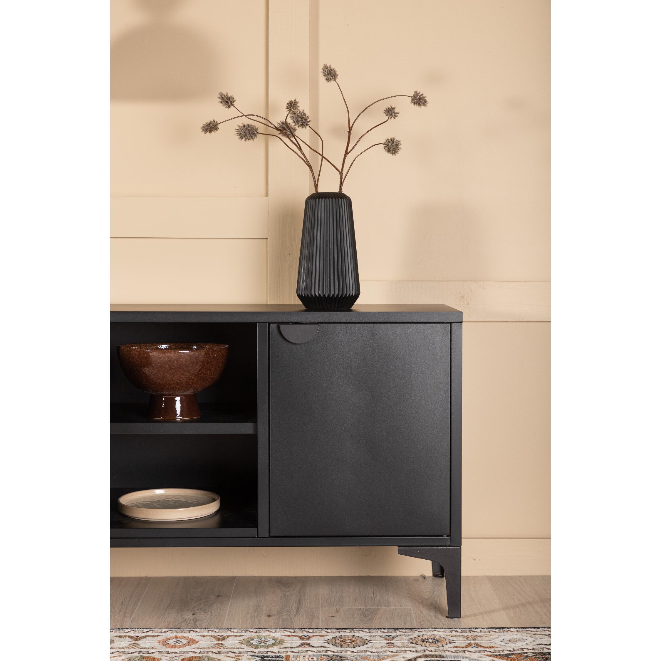 zwart stalen tv meubel Fynn afbeelding 10