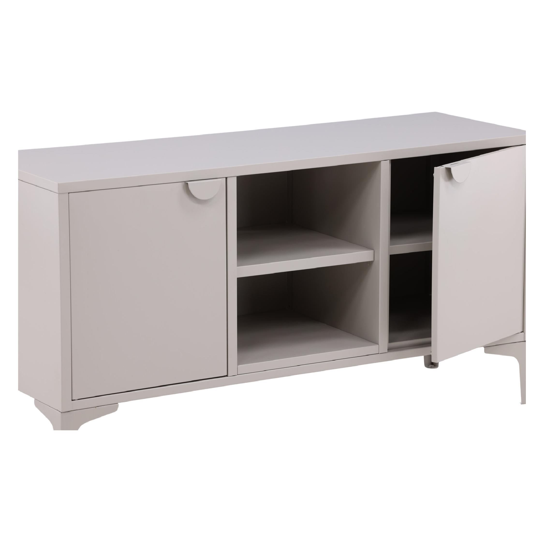 stalen beige tv meubel Fynn afbeelding 6