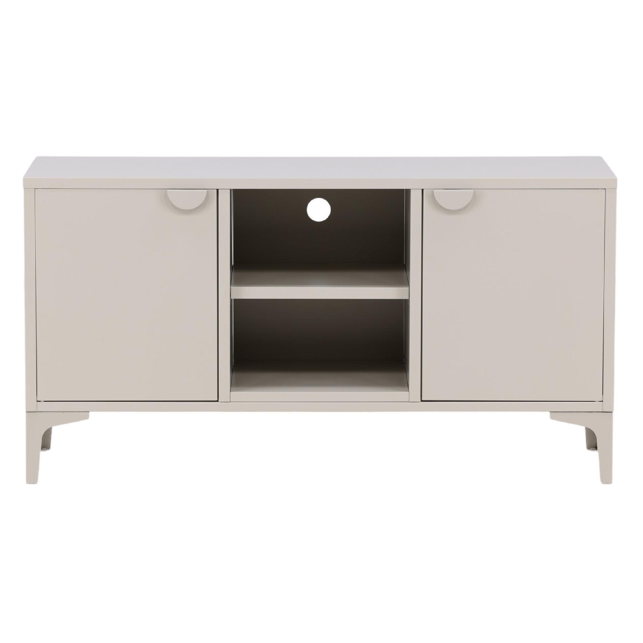 stalen beige tv meubel Fynn afbeelding 1