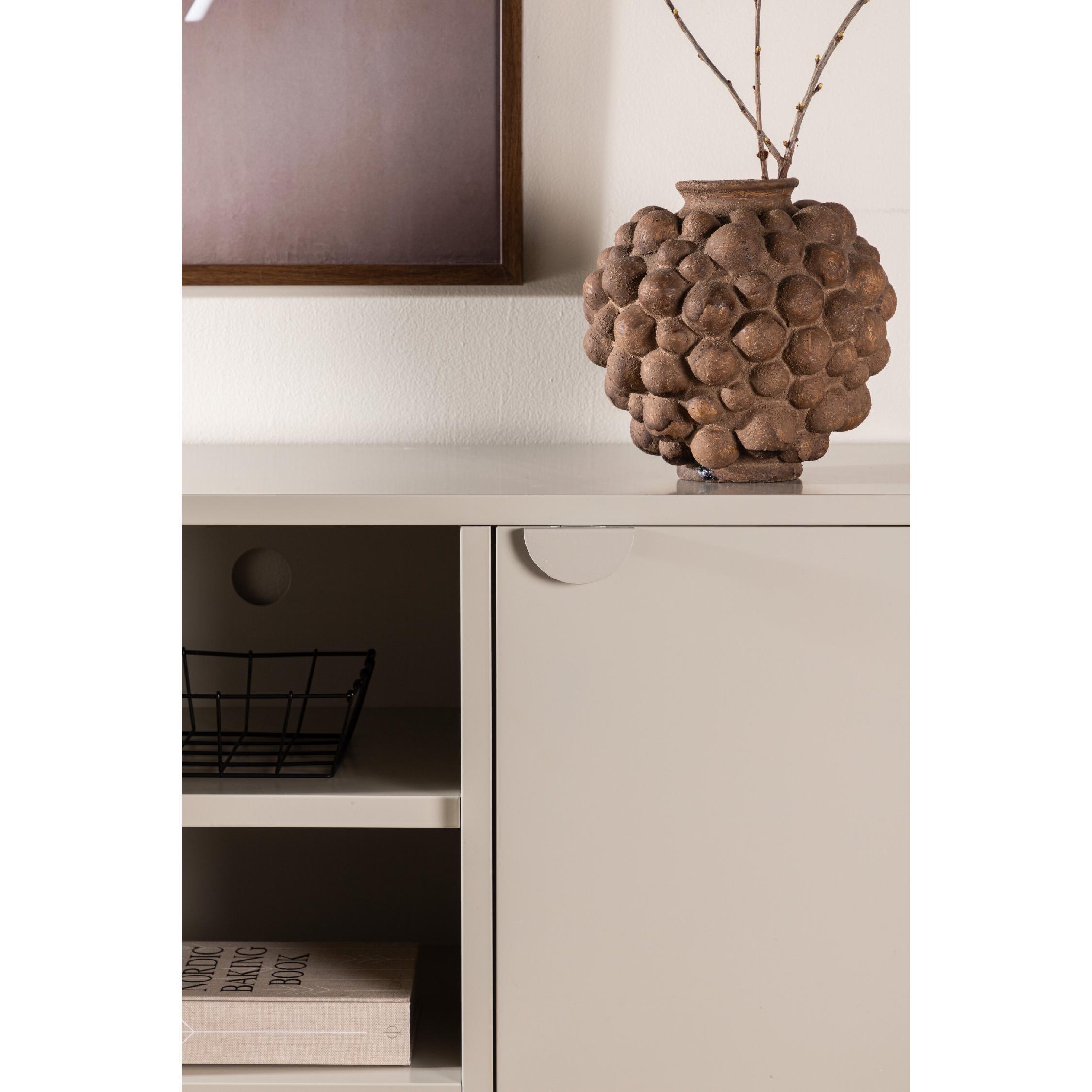 stalen beige tv meubel Fynn afbeelding 10