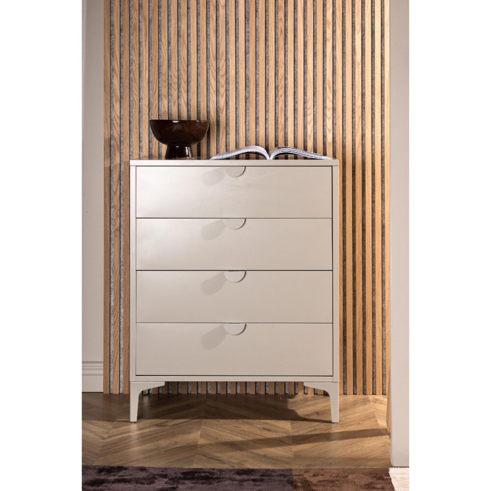 beige stalen ladekast Fynn met 4 lades afbeelding 9