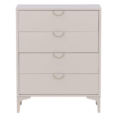 beige stalen ladekast Fynn met 4 lades afbeelding 1