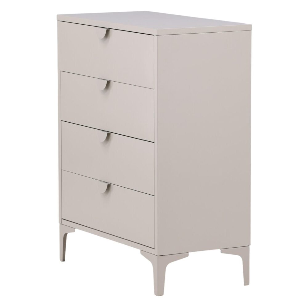 beige stalen ladekast Fynn met 4 lades afbeelding 3