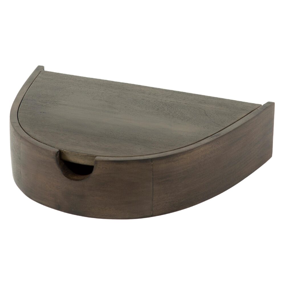 zwevende houten nachtkastjes set afbeelding 1