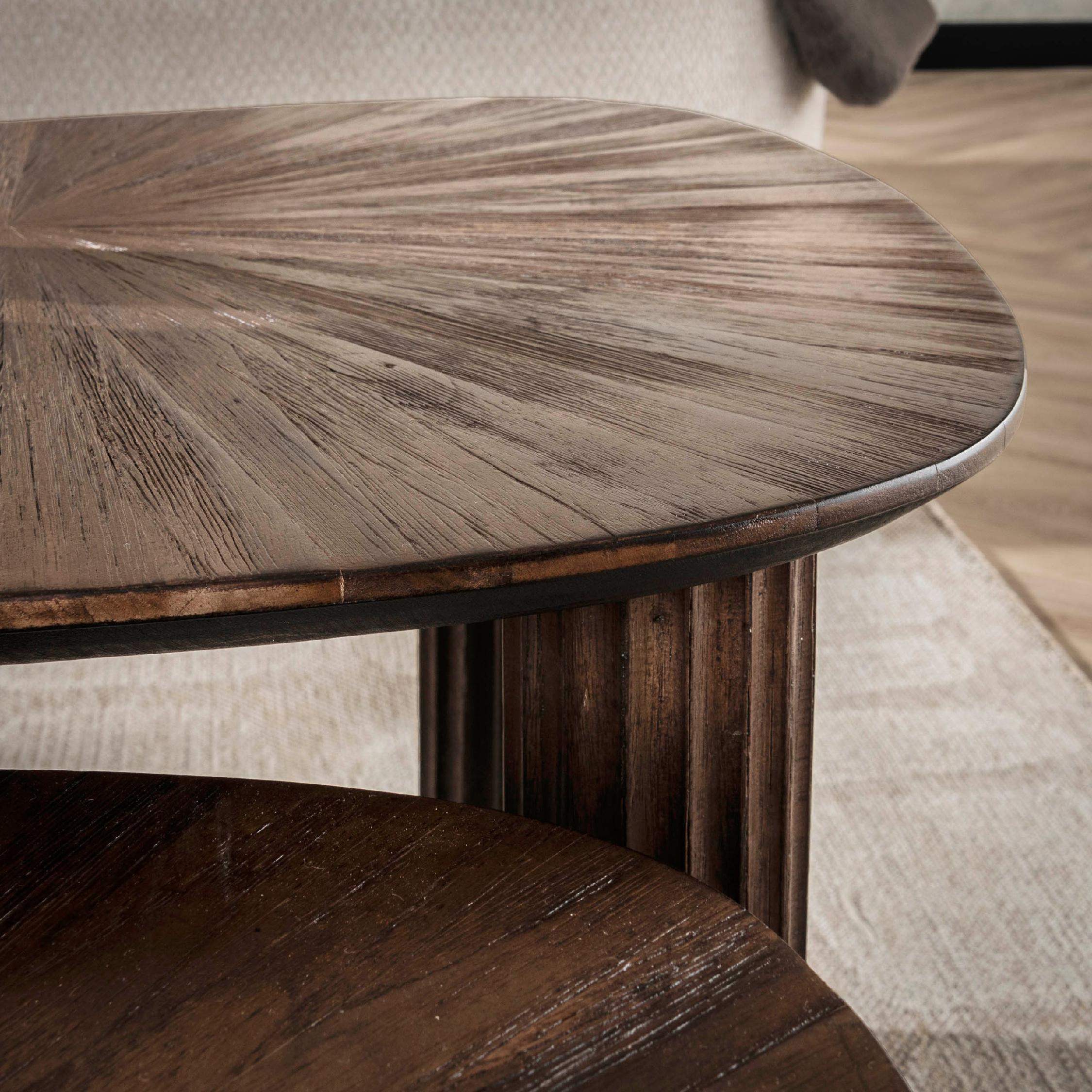 salontafelset teak espresso Sena afbeelding 4