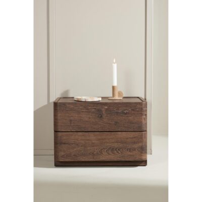 Biron nachtkastje mocca met lade afbeelding 5