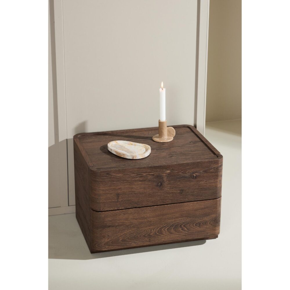 Biron nachtkastje mocca met lade afbeelding 6