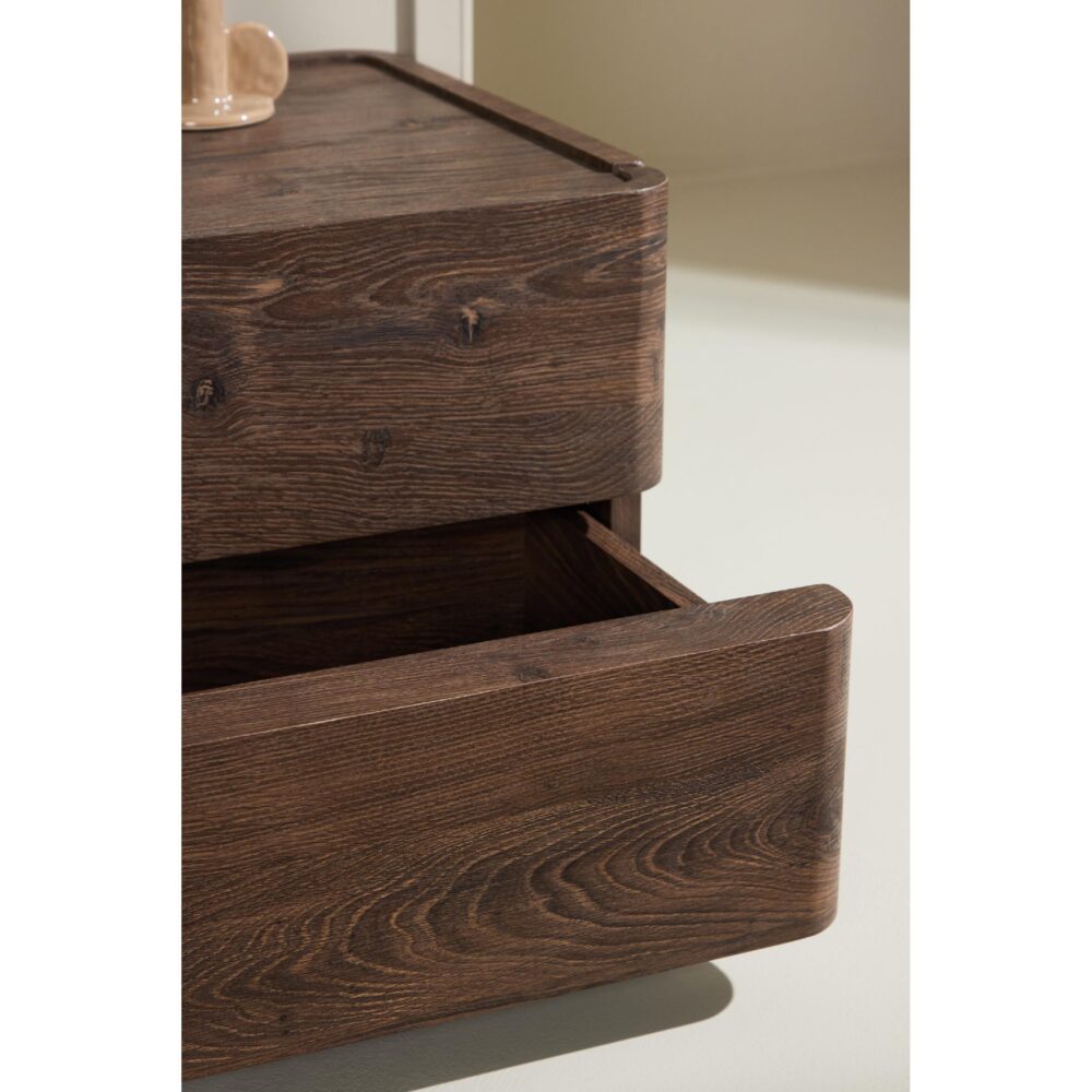 Biron nachtkastje mocca met lade afbeelding 8