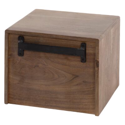 zwevend nachtkastje Finn acaciahout afbeelding 3