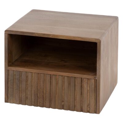 zwevend nachtkastje Finn acaciahout afbeelding 1