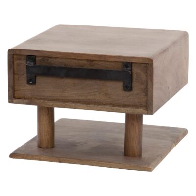 zwevend nachtkastje Finn acaciahout afbeelding 3