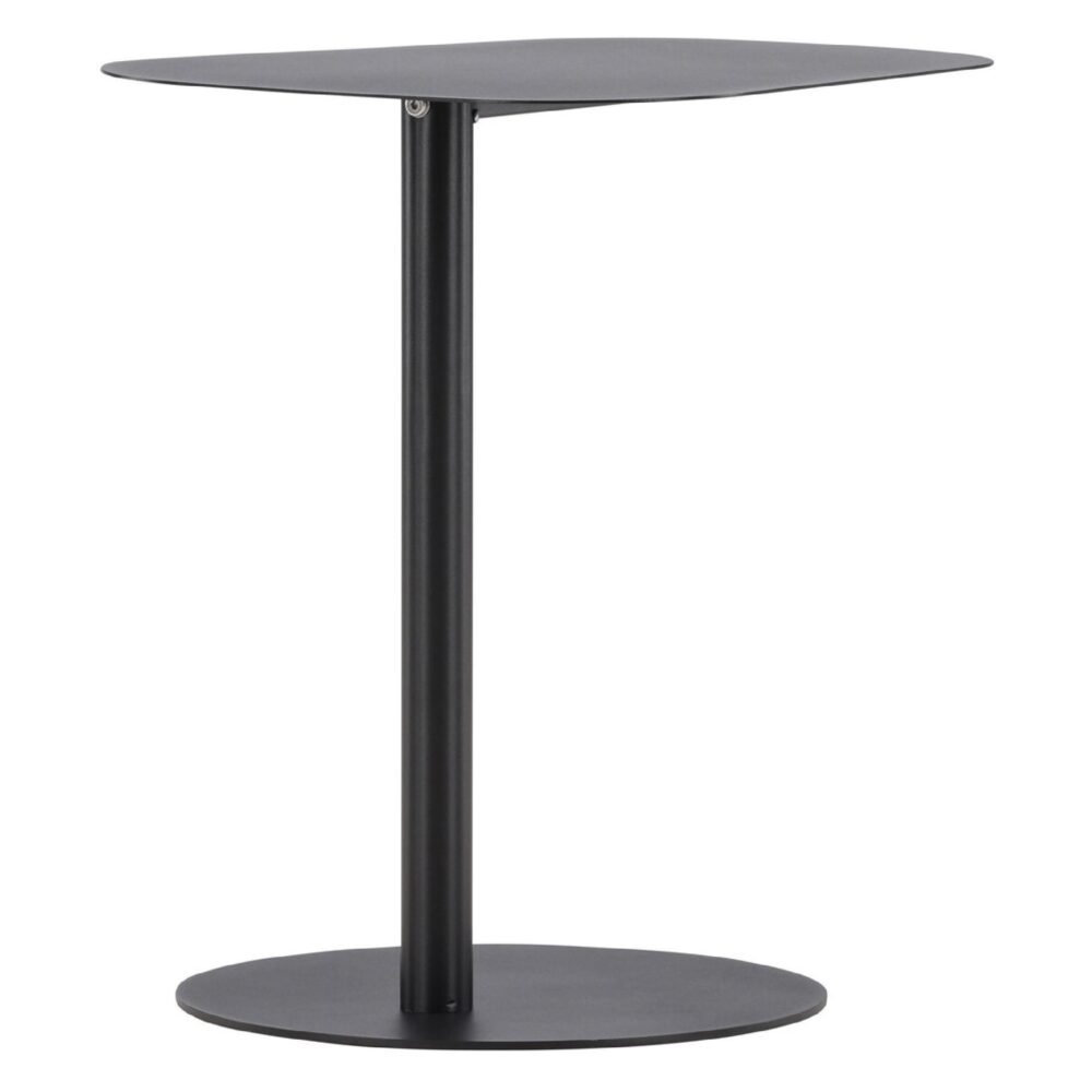 zwarte Scandinavische metalen bijzettafel Lenor afbeelding 1