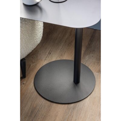 zwarte Scandinavische metalen bijzettafel Lenor afbeelding 4