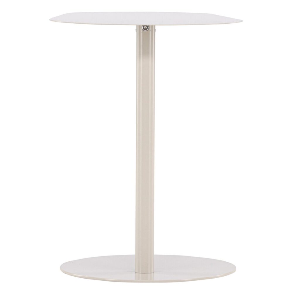 Scandinavische metalen bijzettafel Lenor beige afbeelding 2