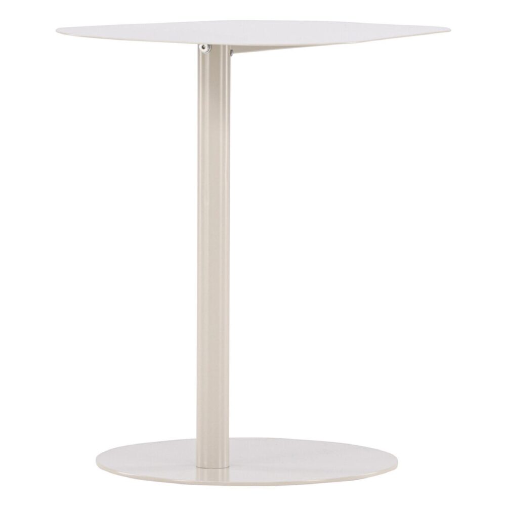 Scandinavische metalen bijzettafel Lenor beige afbeelding 1